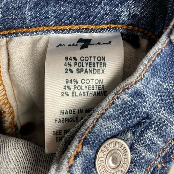 NWT 7 For All Mankind The Ankle Skinny Jeans Sizes 25, 26 and 27 - Picture 6 of 6